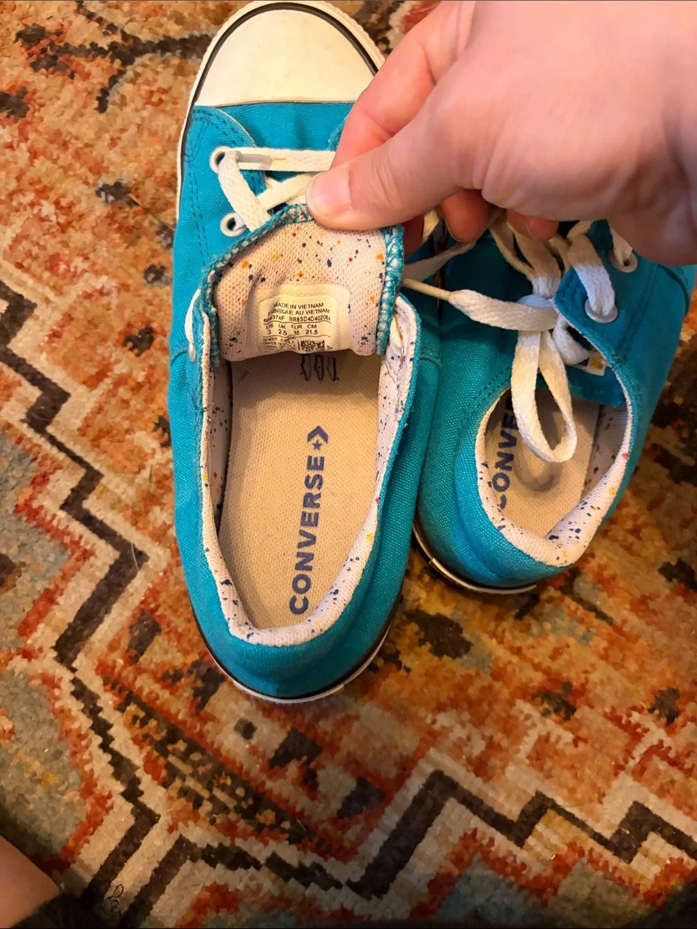 Converse Kids All Star Madison Low-Top Sneakers Teal